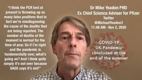 Michael Yeadon: No need of vaccine, COVID-19 pandemic effectively over